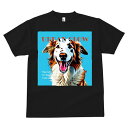 ボーダーコリー Tシャツ メンズ キッズ 犬ファン 半袖 春夏 犬柄 プリント カジュアル かわいい 人間用 個性派 ここだけのデザイン 面白 犬 ボーダーコリー ペット 動物