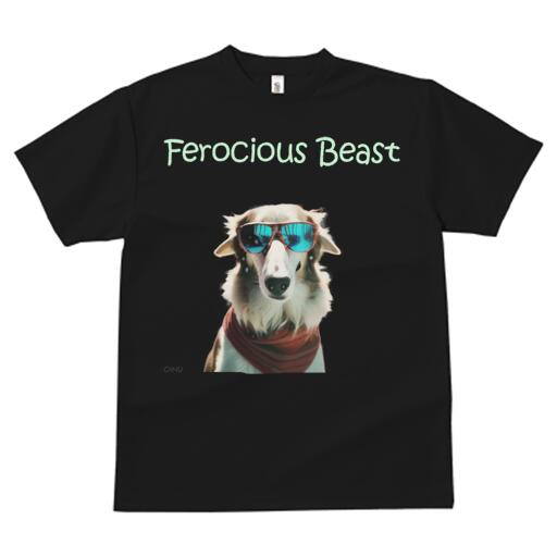 ボルゾイ Tシャツ レディース 犬ファン 半袖 春夏 犬柄 プリント カジュアル かわいい 人間用 個性派 ここだけのデザイン 面白 サングラス ボルゾイ スカーフ