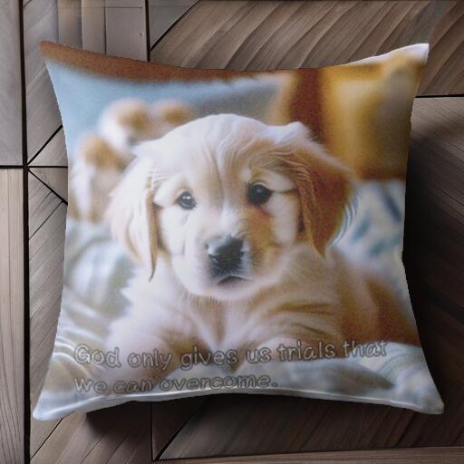 ゴールデンレトリバー クッションカバー 45×45cm アニマル柄 おしゃれ 可愛い クッション本体付き 正方..