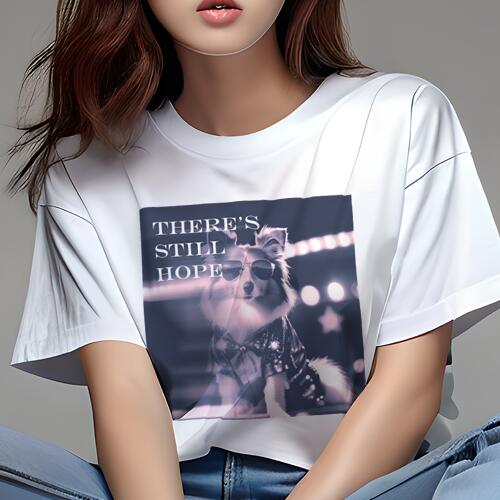 楽天フロントップ楽天市場店シェットランドシープドッグ Tシャツ レディース 犬ファン 半袖 春夏 犬柄 プリント カジュアル かわいい 人間用 個性派 ここだけのデザイン 面白 サングラス シェットランドシープドッグ キラキラ