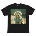 ゴールデンレトリバー Tシャツ メンズ キッズ 犬ファン 半袖 春夏 犬柄 プリント カジュアル かわいい 人間用 個性派 ここだけのデザイン 面白 ライフジャケット ゴールデンレトリバー