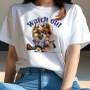ポメラニアン Tシャツ レディース 犬ファン 半袖 春夏 犬柄 プリント カジュアル かわいい 人間用 個性派 ここだけのデザイン 面白 リボン ポメラニアン いちご ワンピース