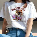 ポメラニアン Tシャツ レディース 犬ファン 半袖 春夏 犬柄 プリント カジュアル かわいい 人間用 個性派 ここだけのデザイン 面白 リボン ポメラニアン ワンピース