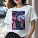 ハスキー Tシャツ レディース 犬ファン 半袖 春夏 犬柄 プリント カジュアル かわいい 人間用 個性派 ここだけのデザイン 面白 ヘッドホン ハスキー サングラス ベスト DJ