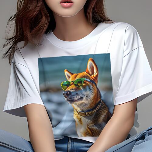 柴犬 Tシャツ レディース 犬ファン 半袖 春夏 犬柄 プリント カジュアル かわいい 人間用 個性派 ここだけのデザイン 面白 サングラス 柴犬 柴犬 Tシャツ レディース 犬ファン 半袖 春夏 犬柄 プリント カジュアル かわいい 人間用 個性派 ここだけのデザイン 面白 サングラス 柴犬