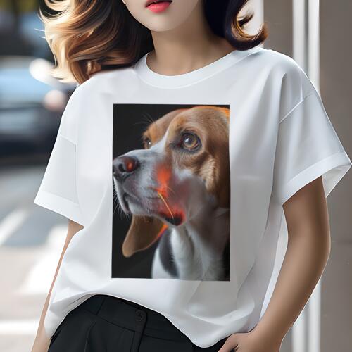 ビーグル Tシャツ レディース 犬ファン 半袖 春夏 犬柄 プリント カジュアル かわいい 人間用 個性派 ここだけのデザイン 面白 ビーグル ビーグル Tシャツ レディース 犬ファン 半袖 春夏 犬柄 プリント カジュアル かわいい 人間用 個性派 ここだけのデザイン 面白 ビーグル