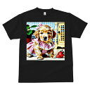 ゴールデンレトリバー Tシャツ メンズ キッズ 犬ファン 半袖 春夏 犬柄 プリント カジュアル かわいい 人間用 個性派 ここだけのデザイン 面白 イチゴ ゴールデンレトリバー ワンピース リボン 観葉植物