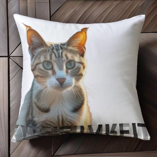 猫 クッションカバー 45×45cm アニマ