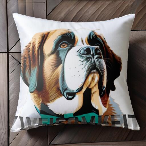 犬 セントバーナード クッションカ