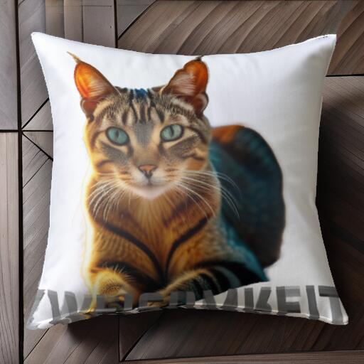 猫 クッションカバー 45×45cm アニマ