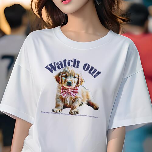 ゴールデンレトリバー Tシャツ レディース 犬ファン 半袖 春夏 犬柄 プリント カジュアル かわいい 人..