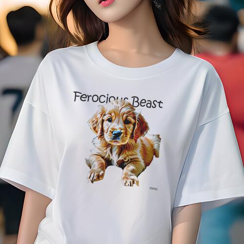 ゴールデンレトリバー Tシャツ レデ