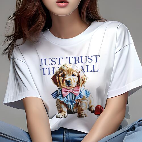 ゴールデンレトリバー Tシャツ レデ