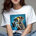 グレートデーン Tシャツ レディース 犬ファン 半袖 春夏 犬柄 プリント カジュアル かわいい 人間用 個性派 ここだけのデザイン 面白 グレートデーン