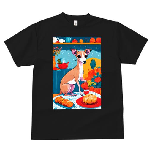 イタリアングレーハウンド Tシャツ メンズ キッズ 犬ファン 半袖 春夏 犬柄 プリント カジュアル かわ..