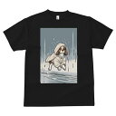 キャバリア Tシャツ メンズ キッズ 犬ファン 半袖 春夏 犬柄 プリント カジュアル かわいい 人間用 個性派 ここだけのデザイン 面白 雨 キャバリア レイ...
