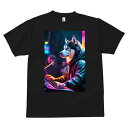 シベリアンハスキー Tシャツ メンズ キッズ 犬ファン 半袖 春夏 犬柄 プリント カジュアル かわいい 人間用 個性派 ここだけのデザイン 面白 ヘッドホン シベリアンハスキー ジャケット キーボード 音楽