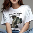 グレートデーン Tシャツ レディース 犬ファン 半袖 春夏 犬柄 プリント カジュアル かわいい 人間用 個性派 ここだけのデザイン 面白 グレートデーン