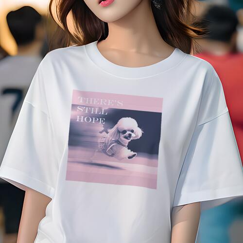 トイプードル Tシャツ レディース 犬ファン 半袖 春夏 犬柄 プリント カジュアル かわいい 人間用 個性..