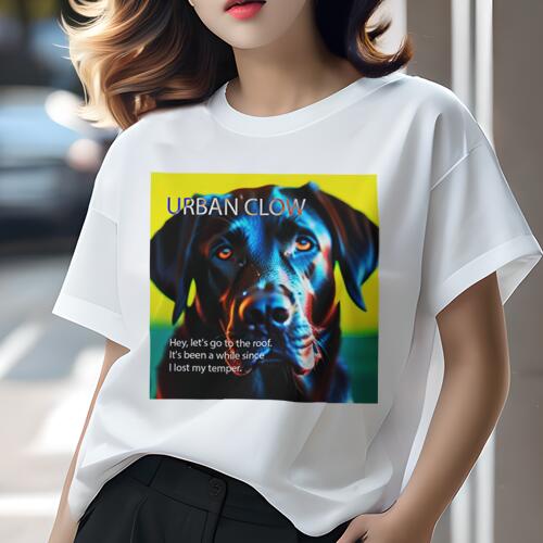 ラブラドールレトリバー Tシャツ レディース 犬ファン 半袖 春夏 犬柄 プリント カジュアル かわいい ..
