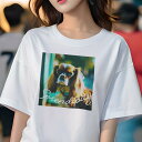 キャバリア Tシャツ レディース 犬ファン 半袖 春夏 犬柄 プリント カジュアル かわいい 人間用 個性派 ここだけのデザイン 面白 キャバリア