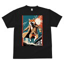 柴犬 Tシャツ メンズ キッズ 犬ファン 半袖 春夏 犬柄 プリント カジュアル かわいい 人間用 個性派 ここだけのデザイン 面白 コート 柴犬 爆発 街並み