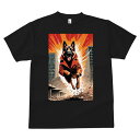 ジャーマンシェパード Tシャツ メンズ キッズ 犬ファン 半袖 春夏 犬柄 プリント カジュアル かわいい 人間用 個性派 ここだけのデザイン 面白 都市 ジャ...