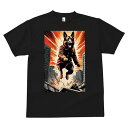 ジャーマンシェパード Tシャツ メンズ キッズ 犬ファン 半袖 春夏 犬柄 プリント カジュアル かわいい 人間用 個性派 ここだけのデザイン 面白 スーパーヒ...