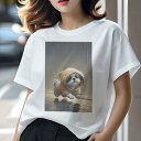 シーズー Tシャツ レディース 犬ファン 半袖 春夏 犬柄 プリント カジュアル かわいい 人間用 個性派 ここだけのデザイン 面白 雨 シーズー レインコート