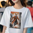 柴犬 Tシャツ レディース 犬ファン 半袖 春夏 犬柄 プリント カジュアル かわいい 人間用 個性派 ここだけのデザイン 面白 コート 柴犬 スーツ 爆発 街...