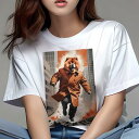 チャウチャウ Tシャツ レディース 犬ファン 半袖 春夏 犬柄 プリント カジュアル かわいい 人間用 個性派 ここだけのデザイン 面白 コート チャウチャウ ...