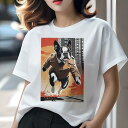 ボストンテリア Tシャツ レディース 犬ファン 半袖 春夏 犬柄 プリント カジュアル かわいい 人間用 個性派 ここだけのデザイン 面白 コート ボストンテリ...