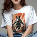 ボストンテリア Tシャツ レディース 犬ファン 半袖 春夏 犬柄 プリント カジュアル かわいい 人間用 個性派 ここだけのデザイン 面白 コート ボストンテリ...