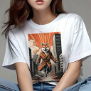 柴犬 Tシャツ レディース 犬ファン 半袖 春夏 犬柄 プリント カジュアル かわいい 人間用 個性派 ここだけのデザイン 面白 爆発 柴犬 街 ヒーロー コー...