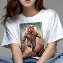 チャウチャウ Tシャツ レディース 犬ファン 半袖 春夏 犬柄 プリント カジュアル かわいい 人間用 個性派 ここだけのデザイン 面白 コート チャウチャウ ...