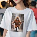 チャウチャウ Tシャツ レディース 犬ファン 半袖 春夏 犬柄 プリント カジュアル かわいい 人間用 個性派 ここだけのデザイン 面白 コート チャウチャウ ...