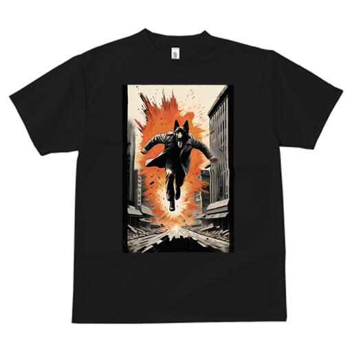 ジャーマンシェパード Tシャツ メンズ キッズ 犬ファン 半袖 春夏 犬柄 プリント カジュアル かわいい ..