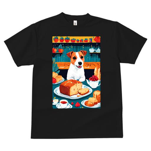 ジャックラッセルテリア Tシャツ メンズ キッズ 犬ファン 半袖 春夏 犬柄 プリント カジュアル かわい..