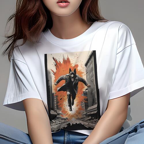 ジャーマンシェパード Tシャツ レディース 犬ファン 半袖 春夏 犬柄 プリント カジュアル かわいい 人..