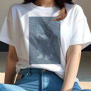 ヨークシャーテリア Tシャツ レディース 犬ファン 半袖 春夏 犬柄 プリント カジュアル かわいい 人間用 個性派 ここだけのデザイン 面白 レインコート ヨ...