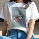 シーズー Tシャツ レディース 犬ファン 半袖 春夏 犬柄 プリント カジュアル かわいい 人間用 個性派 ここだけのデザイン 面白 雨 シーズー レインコート