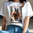 ボストンテリア Tシャツ レディース 犬ファン 半袖 春夏 犬柄 プリント カジュアル かわいい 人間用 個性派 ここだけのデザイン 面白 コート ボストンテリ...