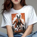 ボストンテリア Tシャツ レディース 犬ファン 半袖 春夏 犬柄 プリント カジュアル かわいい 人間用 個性派 ここだけのデザイン 面白 コート ボストンテリ...