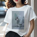 ウェストハイランドホワイトテリア Tシャツ レディース 犬ファン 半袖 春夏 犬柄 プリント カジュアル かわいい 人間用 個性派 ここだけのデザイン 面白 レ...