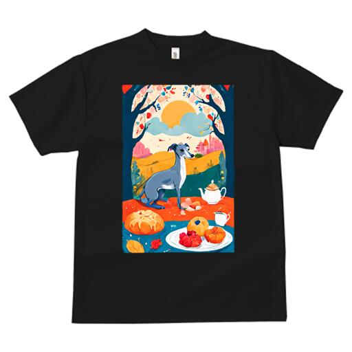 グレイハウンド Tシャツ メンズ キッズ 犬ファン 半袖 春夏 犬柄 プリント カジュアル かわいい 人間用..