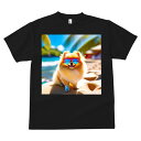 ポメラニアン Tシャツ メンズ キッズ 犬ファン 半袖 春夏 犬柄 プリント カジュアル かわいい 人間用 個性派 ここだけのデザイン 面白 ビーチ ポメラニアン 海 夏 休暇