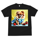 ポメラニアン Tシャツ メンズ キッズ 犬ファン 半袖 春夏 犬柄 プリント カジュアル かわいい 人間用 個性派 ここだけのデザイン 面白 イチゴ ポメラニアン ギンガムチェック ワンピース