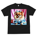 ポメラニアン Tシャツ メンズ キッズ 犬ファン 半袖 春夏 犬柄 プリント カジュアル かわいい 人間用 個性派 ここだけのデザイン 面白 リボン ポメラニアン ストロベリー ワンピース チェック柄
