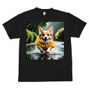 コーギー Tシャツ メンズ キッズ 犬ファン 半袖 春夏 犬柄 プリント カジュアル かわいい 人間用 個性派 ここだけのデザイン 面白 雨 コーギー レインコ...