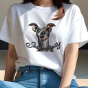 イタリアングレーハウンド Tシャツ レディース 犬ファン 半袖 春夏 犬柄 プリント カジュアル かわいい 人間用 個性派 ここだけのデザイン 面白 イタリアン...